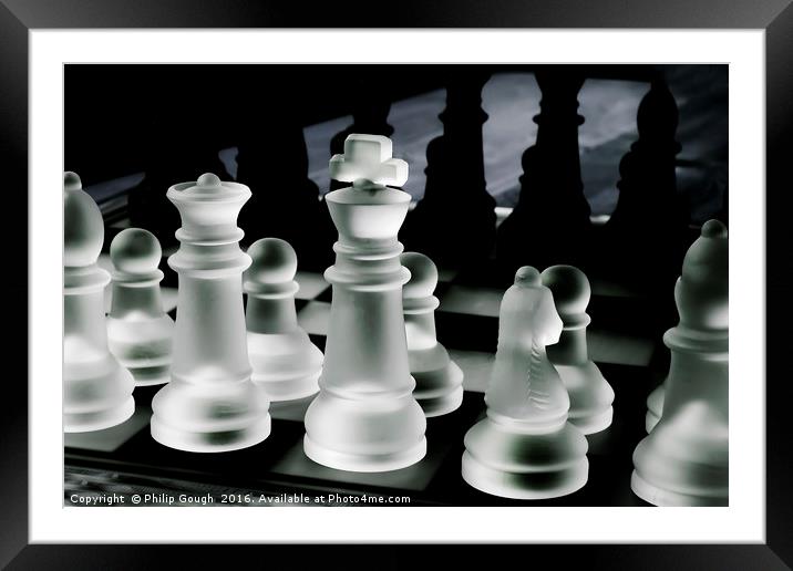 Chess Mystery Framed Mounted Print by Philip Gough