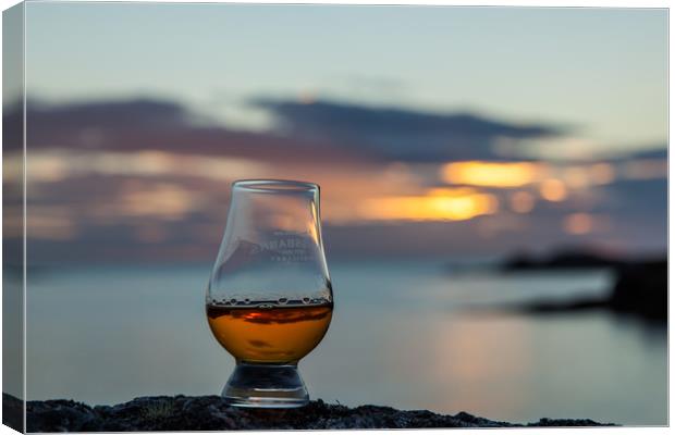 Whisky @ Sunset Canvas Print by Thomas Schaeffer