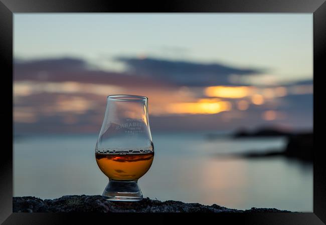Whisky @ Sunset Framed Print by Thomas Schaeffer