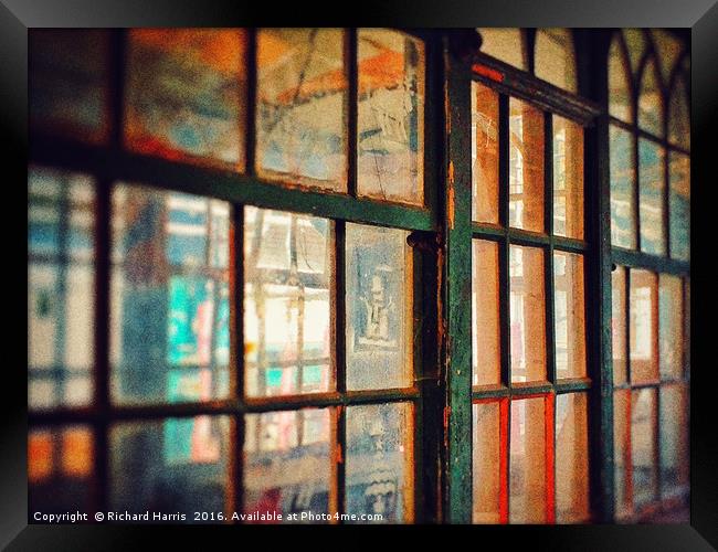 Abandoned windows Framed Print by Richard Harris