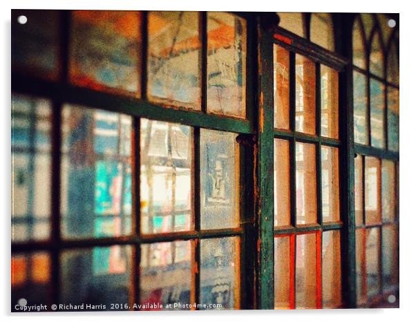 Abandoned windows Acrylic by Richard Harris
