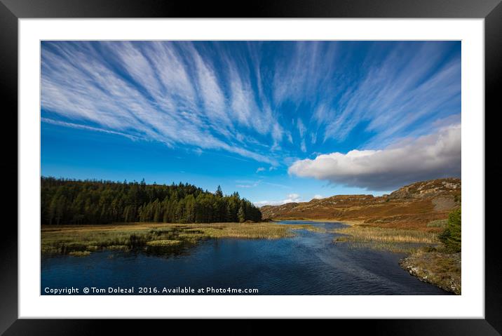 Assynt sky. Framed Mounted Print by Tom Dolezal