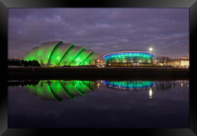 The SECC and SSE Hydro Framed Print by Stephen Taylor