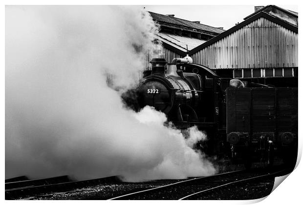 Letting off Steam Print by Oxon Images