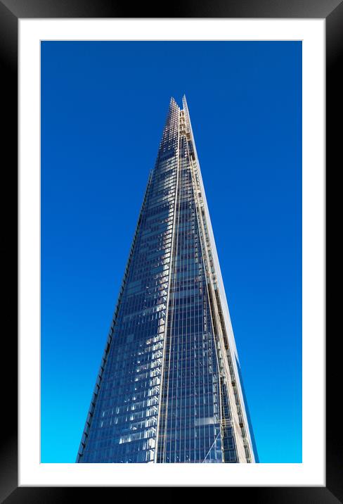 The Shard Framed Mounted Print by Leighton Collins