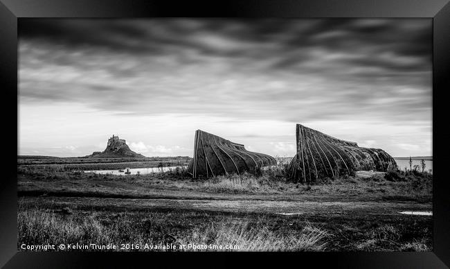 Lindisfarne island Framed Print by Kelvin Trundle