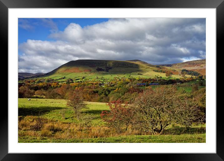  Edale and Hope Valley                      Framed Mounted Print by Darren Galpin
