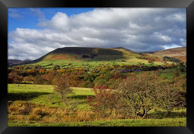  Edale and Hope Valley                      Framed Print by Darren Galpin