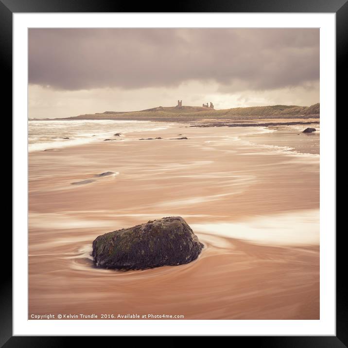 Passing waves Framed Mounted Print by Kelvin Trundle