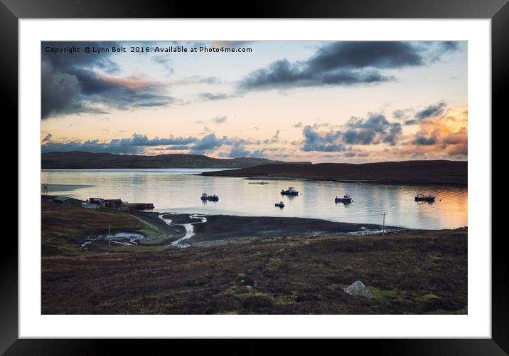 Shetland Isles Framed Mounted Print by Lynn Bolt