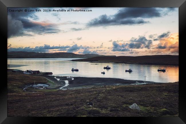 Shetland Isles Framed Print by Lynn Bolt