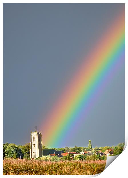 Rainbows End Print by Robert Geldard