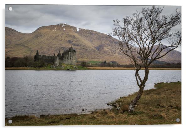 Kilchurn Castle  Acrylic by chris smith