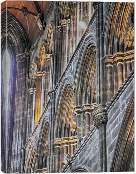 Glasgow Cathedral Canvas Print by Brian Spooner