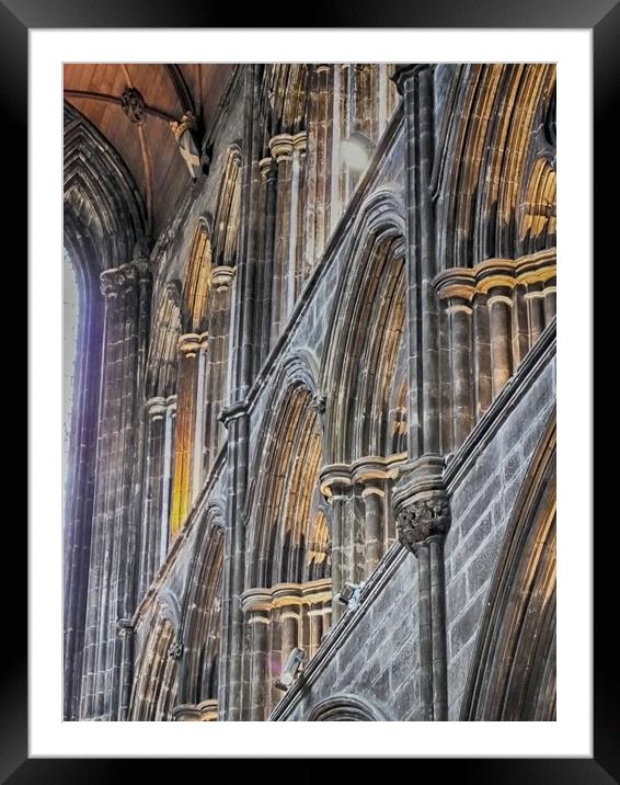 Glasgow Cathedral Framed Mounted Print by Brian Spooner