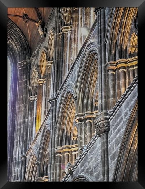 Glasgow Cathedral Framed Print by Brian Spooner