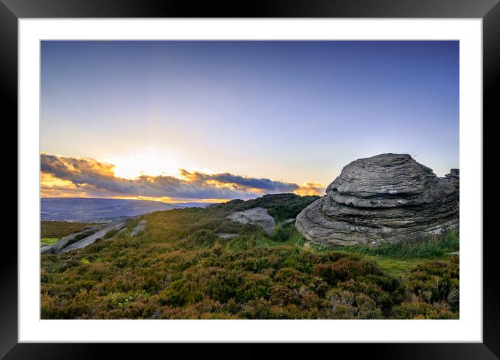 Peak District dome   Framed Mounted Print by chris smith