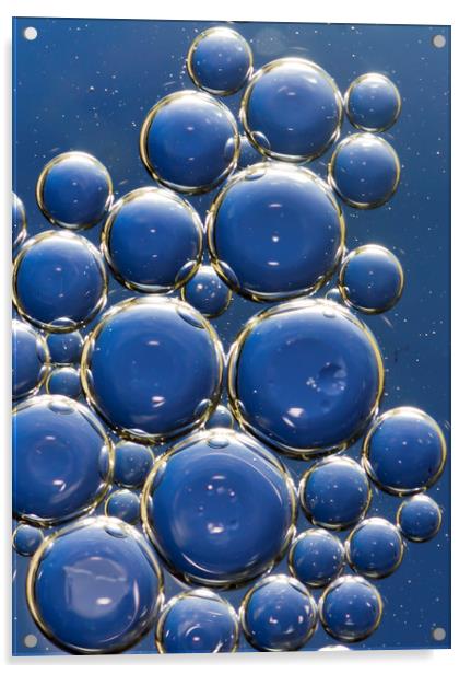 Water bubbles  Acrylic by chris smith