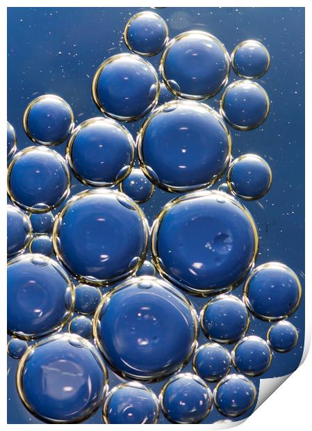 Water bubbles  Print by chris smith