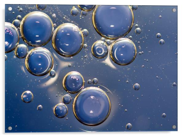 Water bubbles  Acrylic by chris smith