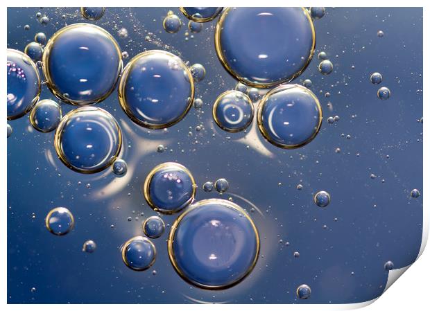 Water bubbles  Print by chris smith
