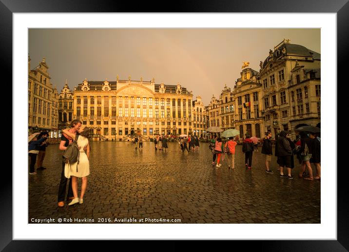 From Brussells with Love  Framed Mounted Print by Rob Hawkins