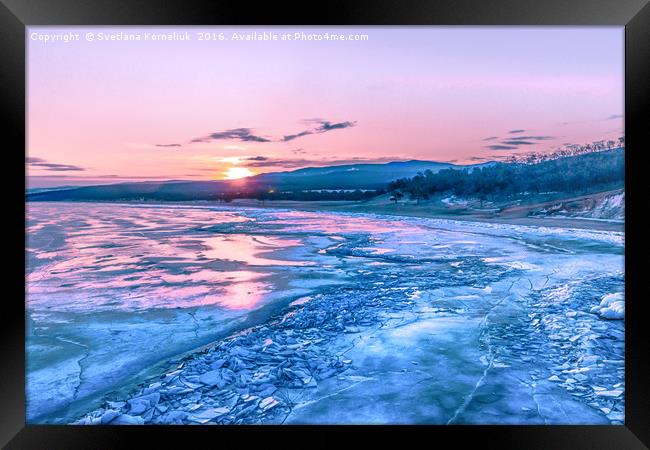Baikal sunrise Framed Print by Svetlana Korneliuk