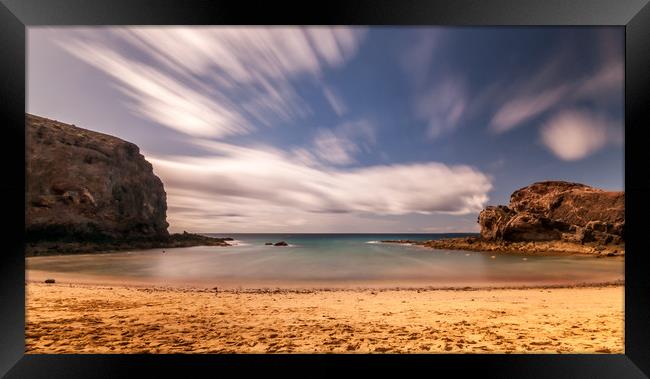 Playa de Papagayo Framed Print by Naylor's Photography