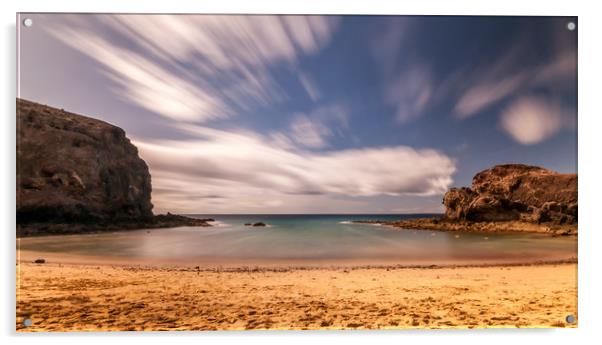 Playa de Papagayo Acrylic by Naylor's Photography