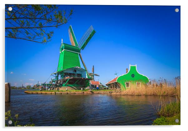 The Green Mill Acrylic by Marcel de Groot