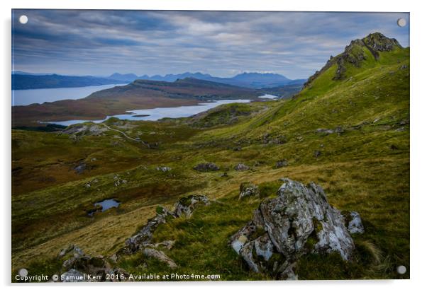 A Skye View Acrylic by Samuel Kerr