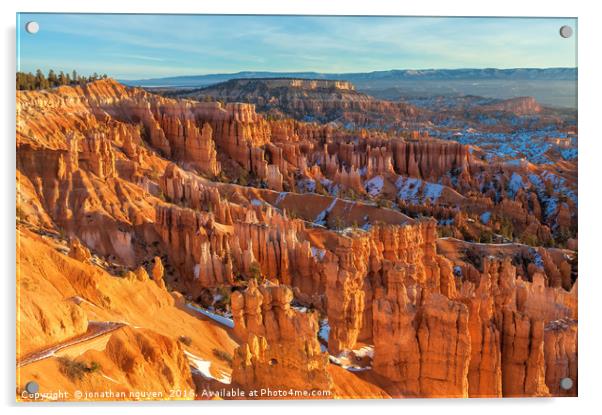Morning in Bryce Canyon Acrylic by jonathan nguyen