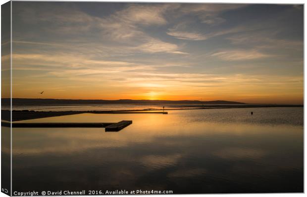West Kirby Cloudscape   Canvas Print by David Chennell