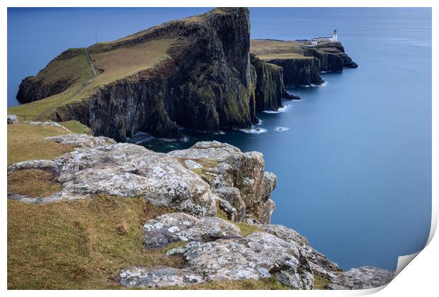 Neist Point Lighthouse  Print by chris smith