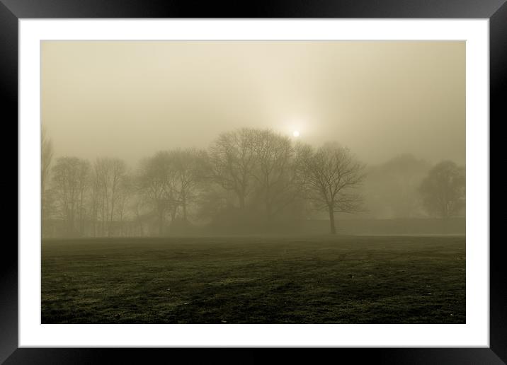 A Foggy Morning Framed Mounted Print by Sean Wareing