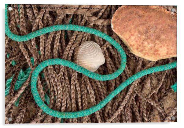 Fishing Nets Acrylic by Simon Annable