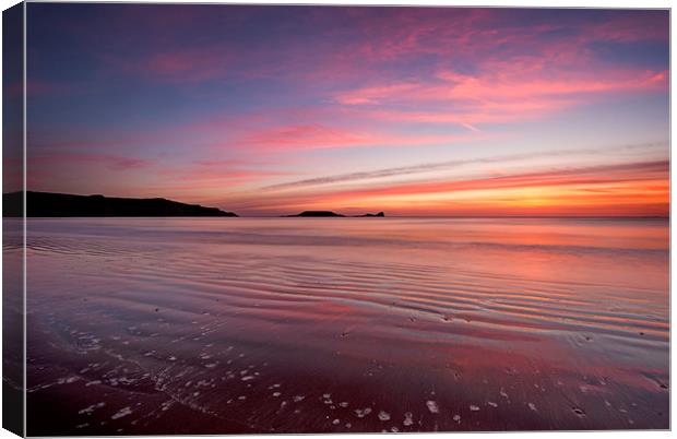 Worm's Head Canvas Print by Sandra Kepkowska