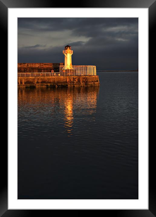 The Lighthouse Framed Mounted Print by Tommy Reilly