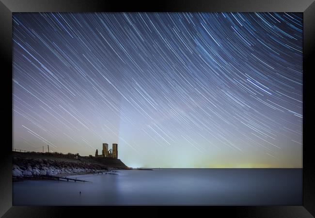 Starry Reculver Framed Print by Ian Hufton