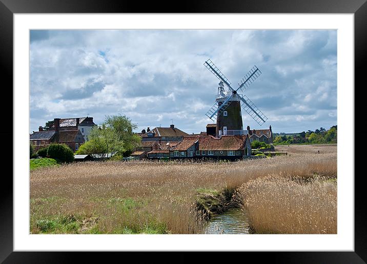 Cley Windmill Framed Mounted Print by Robert Geldard