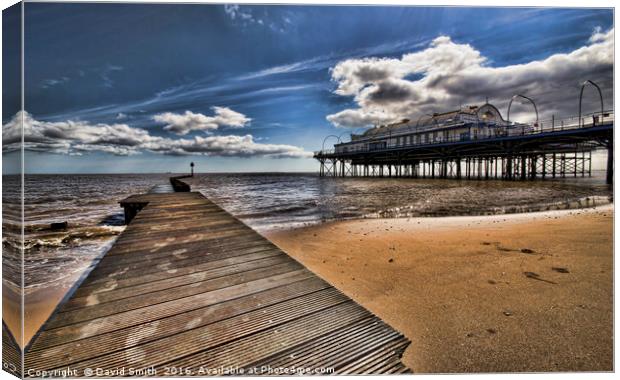 Jetty And Pier  Canvas Print by David Smith