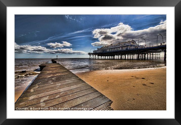 Jetty And Pier  Framed Mounted Print by David Smith