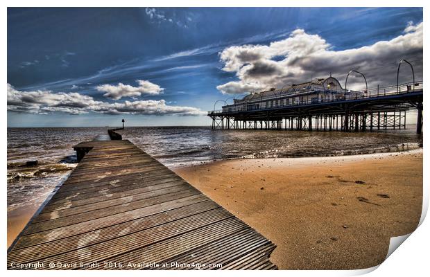 Jetty And Pier  Print by David Smith