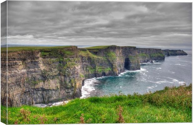Cliffs of Moher. Ireland. HDR landscape Canvas Print by HQ Photo