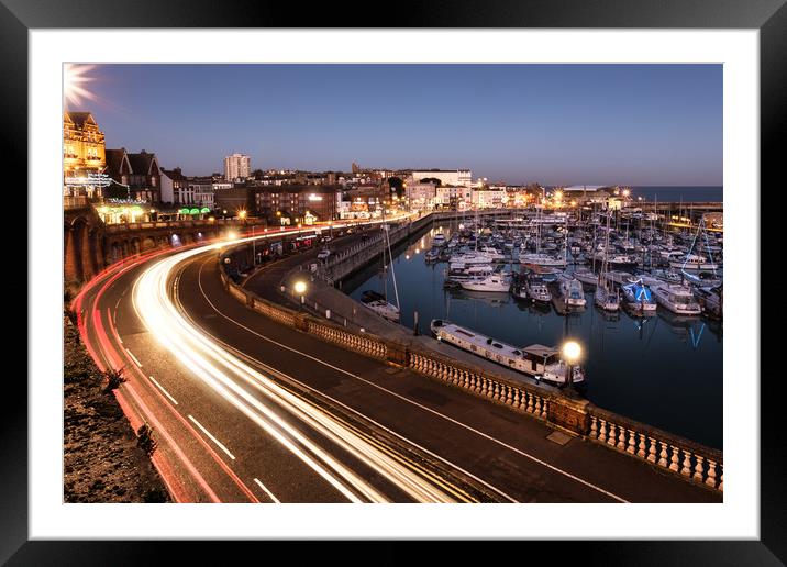 Ramsgate Harbour Framed Mounted Print by Ian Hufton