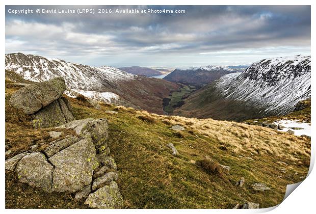 Grisedale Valley Print by David Lewins (LRPS)