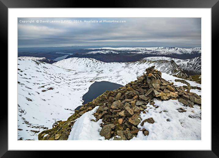 Helvellyn Framed Mounted Print by David Lewins (LRPS)
