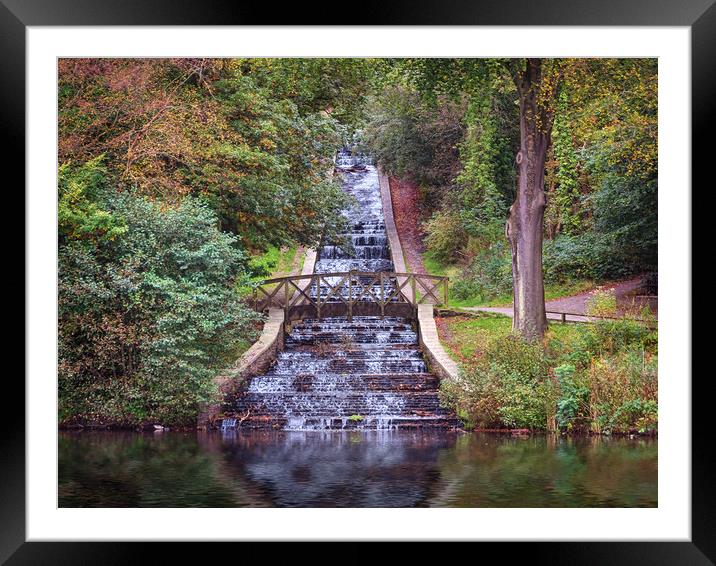 Endless Falls Framed Mounted Print by Purple OneTwoEight