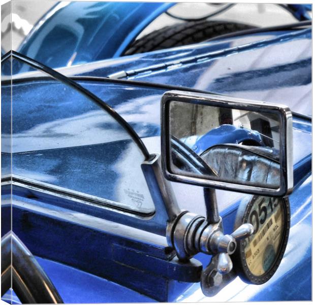 motoring blues Canvas Print by Heather Newton