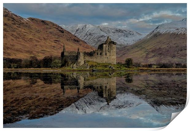 Kilchurn Castle Print by Angela H